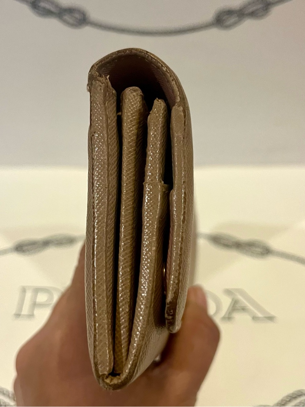 Prada Saffiano Leather Continental Wallet - Picture 6 of 16